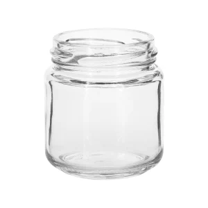 Transparent Glass Jars for Jam and Sauces