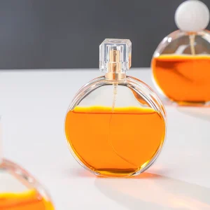 Transparent Glass Perfume Spray Bottle 30ml 50ml 100ml Empty Customizable Micro-Marking
