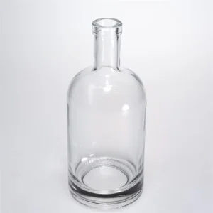 Transparent Glass Wine Bottle 500ml 750ml