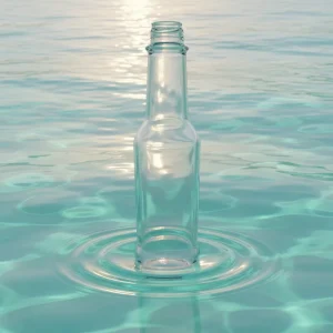 Transparent Round Glass Juice Bottle for Cold Brew Coffee, Cafe and Gifts