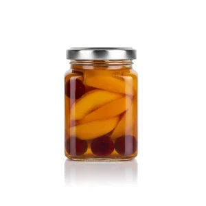 Transparent Sealed square Glass Jar Packaging Glass Food Storage Container
