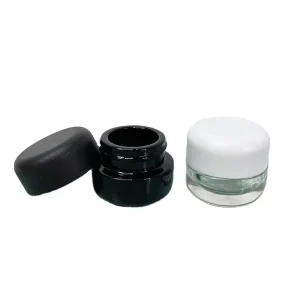 Transparent Tempered Glass Containers Hardened Glass Jar