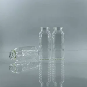 Transparent USP Type I Neutral Borosilicate Glass Vials 2-30ml with High Clarity and Threaded Neck for General Injection