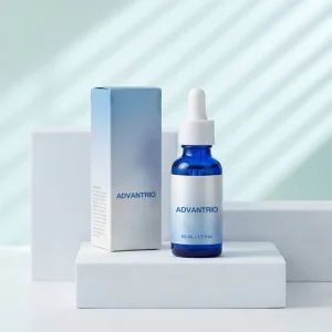 Unique 50 mL Glass Dropper Bottle for Serum With Dropper Custom Label Cosmetic Essential Oil Packaging