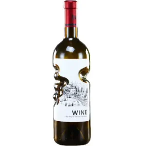 Unique Shape 750ml Glass Wine Bottle