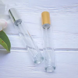 Vintage Thick-Bottom 10ml Round Refillable Glass Perfume Bottle for Fragrance Decant