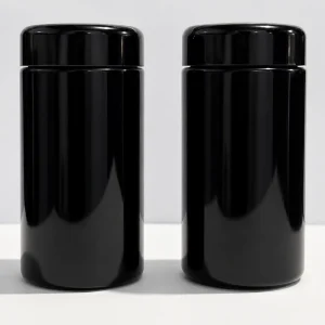 Violet Glass Jar with Screw Lid, 5ml-1000ml