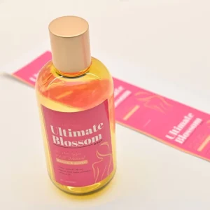 Waterproof Durable Self Adhesive Vinyl Perfume Mascara Label Holographic Sticker Eco Friendly Oil Proof Cosmetic Glass Bottle