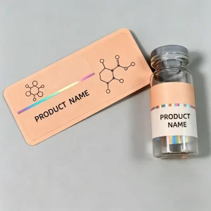 Waterproof Vinyl Peptide Stickers, 2ml, 10ml, and 15ml Vial Labels for Peptide Powder