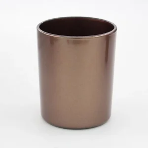 Wax Melts Brown Glass Straight Sided Glass Container 220ml 330ml Stock Empty Glass Candle Container