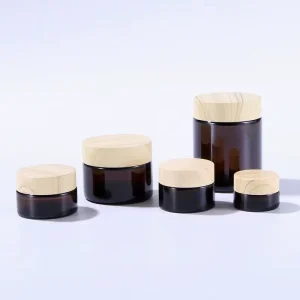 White Frosted Glass Empty Cosmetic Containers with Screw Cap Lid 100ml Packaging