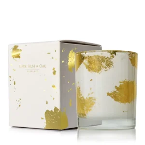 White Gold 7oz Soy Wax Scented Candle Set Christmas Gift Set