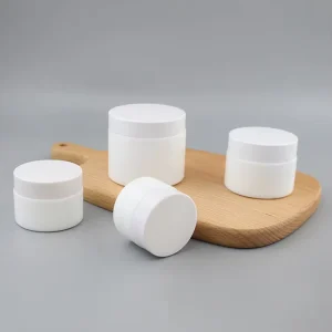 White Porcelain Opal Glass Face and Eye Cream Cosmetic Jar 15g 20g 30g 50g 100g 120g
