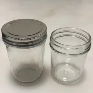Wide Mouth 250 ml Scented Candle Pressure Canning Food Preserving Pickle Sauce Glass Salsa 8 oz Mason Jars With Lids