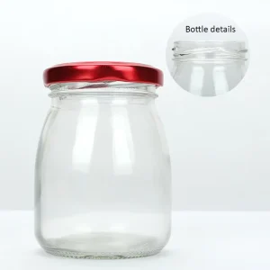Wide Mouth Airtight Smooth Glass Mason Jar for Food