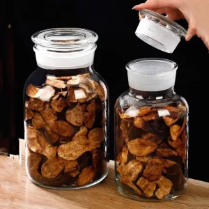 Wide Mouth Big Volume Preserve Glass Jars With Glass Lids 2L 5L 8L 10L 15L 20L Kitchen Household Food Canister Storage Container