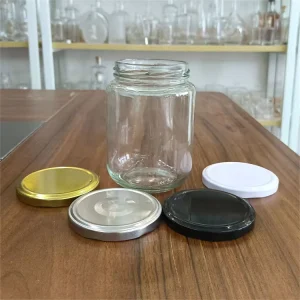 Wide Mouth Glass Canning Jars 650ml 730ml with Twist-Off Lids for Pickles