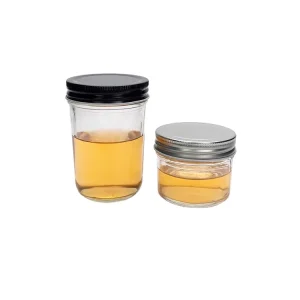Wide Mouth Glass Mason Jar 125ml 250ml 4 oz 8 oz for Jam Canning Food Storage