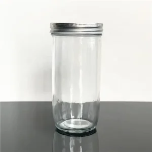 Wide Mouth Mason Jar with Lid 24 Oz Ball Mason Jar 690 ml for Canning Fermenting Pickling