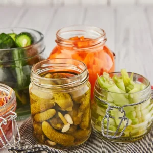 Wide Mouth Pickle Jar 150ml 250ml 380ml 500ml Glass Mason Jars with Metal Lid for Jam and Honey