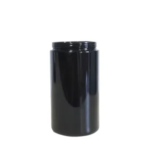 Wide Neck Saturn 150ml UV Glass Jar with Plastic Lid Eco Friendly Recyclable Food Container Tall Round Violet Smell Proof Stash