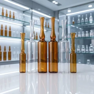 YBB ISO Standard Neutral Borosilicate Empty Pharmaceutical Glass Ampoules for Injection 1ml 2ml 3ml 5ml 10ml