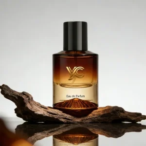 YC 50ml Perfume Bottle Cylindrical Luxury Bottle Amber Gradient Color with Label New Design Perfume Bottle