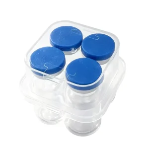 Zhengyu Brand Borosilicate Clear Glass Vial Crimp Neck Pharmaceutical Packaging Sterile Empty Vial with Reusable Plastic Cap