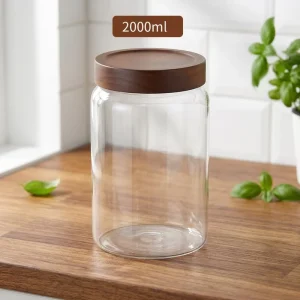 for GLASS Model 008 High Borosilicate 850ml 1100ml 1500ml 2000ml 2500ml Airtight Food Storage Containers with Lids