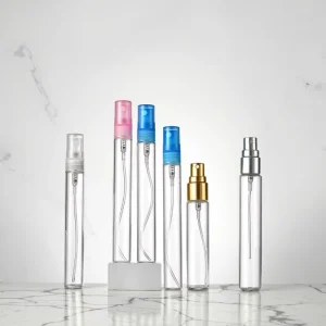 of 15mm Diameter Glass Bottles with Spray Nozzle High quality Glass Bottles for Perfume Decanting