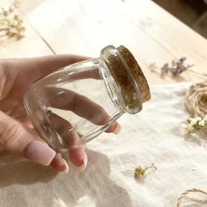 tarro de caramelos luxury elegant glass candy jars candy small glass jar glass candy jar with cork lid